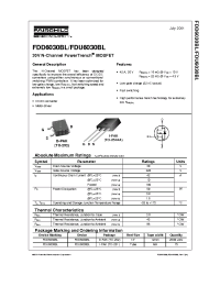 Datasheet FDD6030BL manufacturer Fairchild